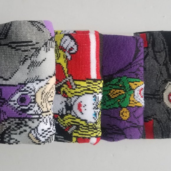 batman men casual crew socks with harley quinn - Picture 2 of 6